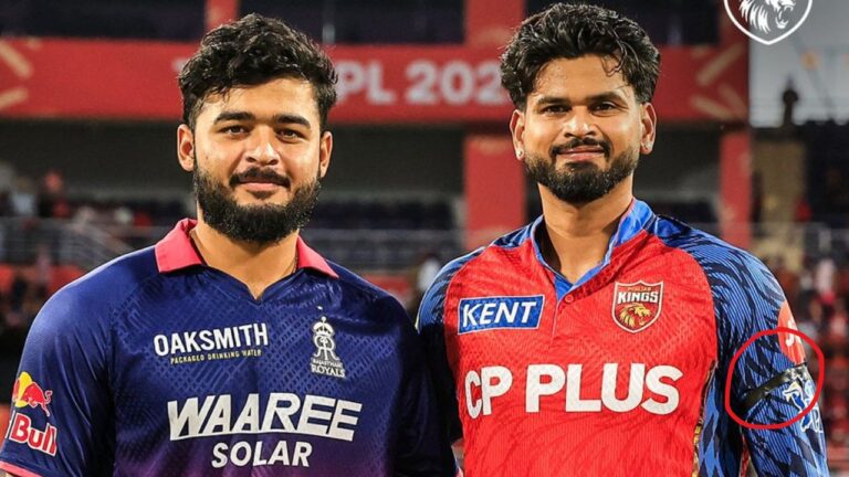 Why Are Punjab Kings Players Wearing Black Armbands vs RR? Tribute Explained