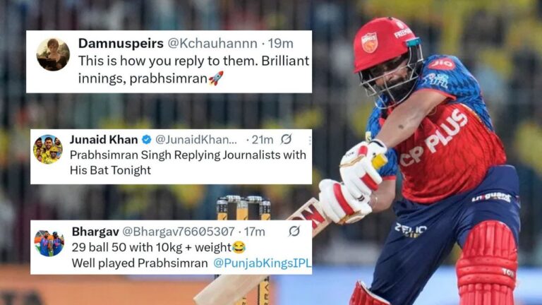 Prabhsimran Singh Silences Weight Rumors with Explosive IPL 2026 Fifty