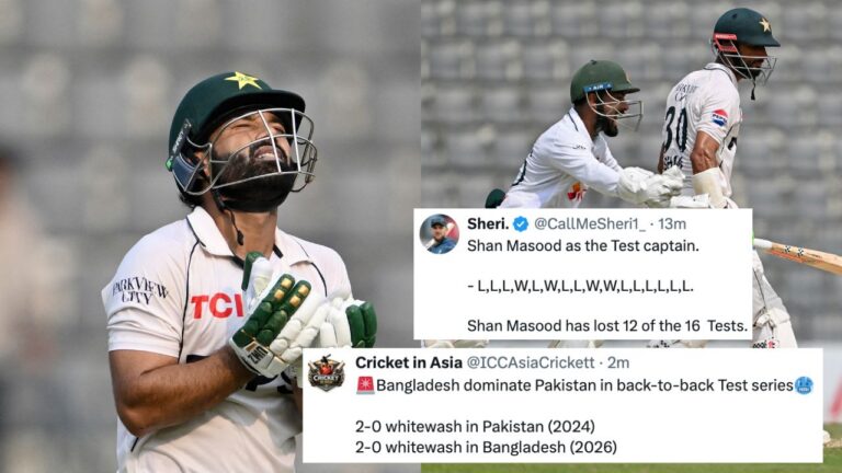 Pakistan Crushed by Bangladesh in Test Series: Fans React, Captaincy in Doubt