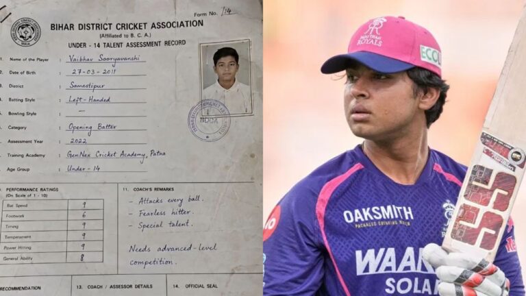 Fact Check- Is Vaibhav Sooryavanshi’s Leaked Mark Sheet Real?