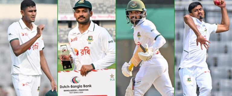 Bangladesh Stars Surge in ICC Test Rankings After Mirpur Victory